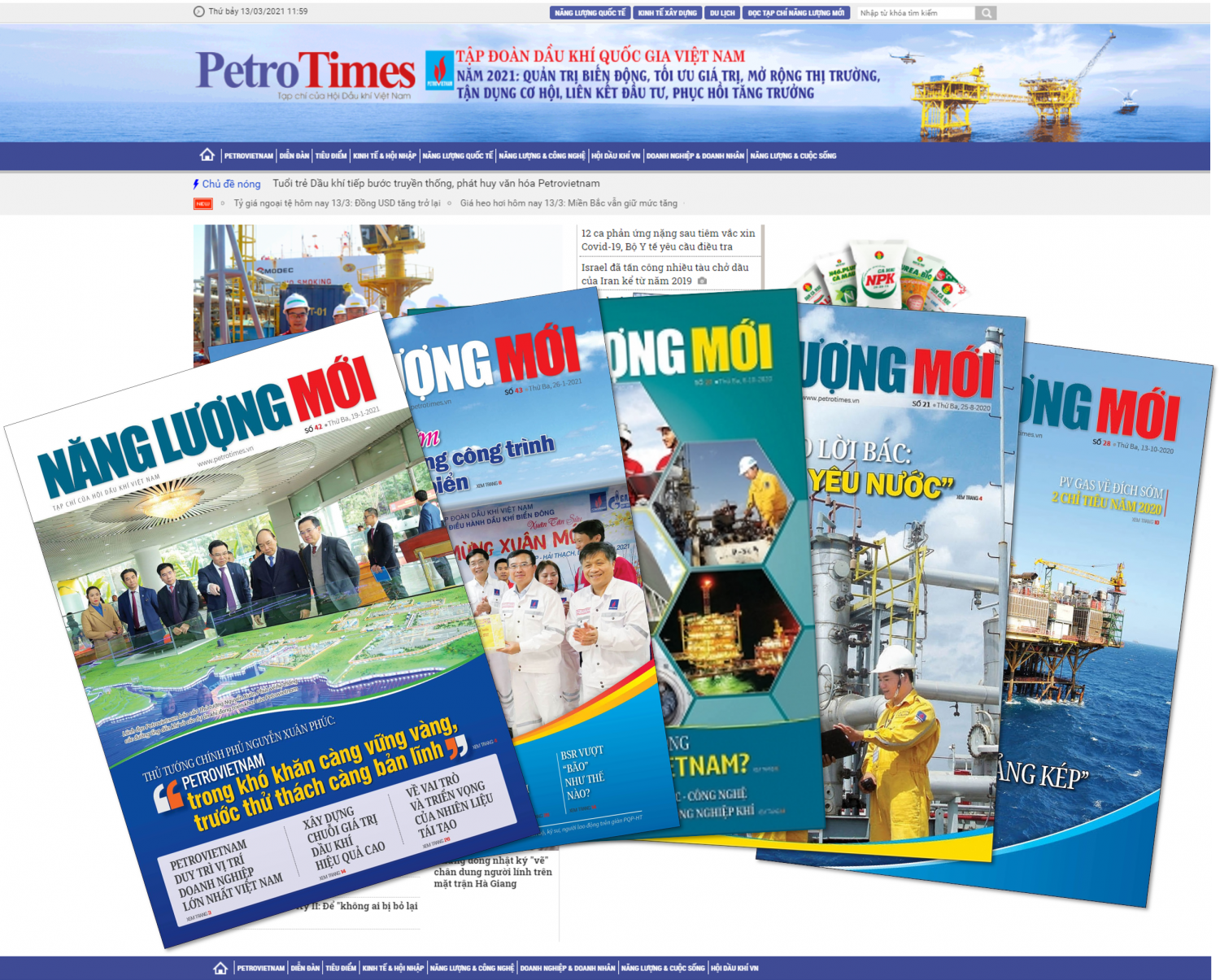 Lời cảm ơn của Tạp chí Năng lượng Mới - Petrotimes.vn