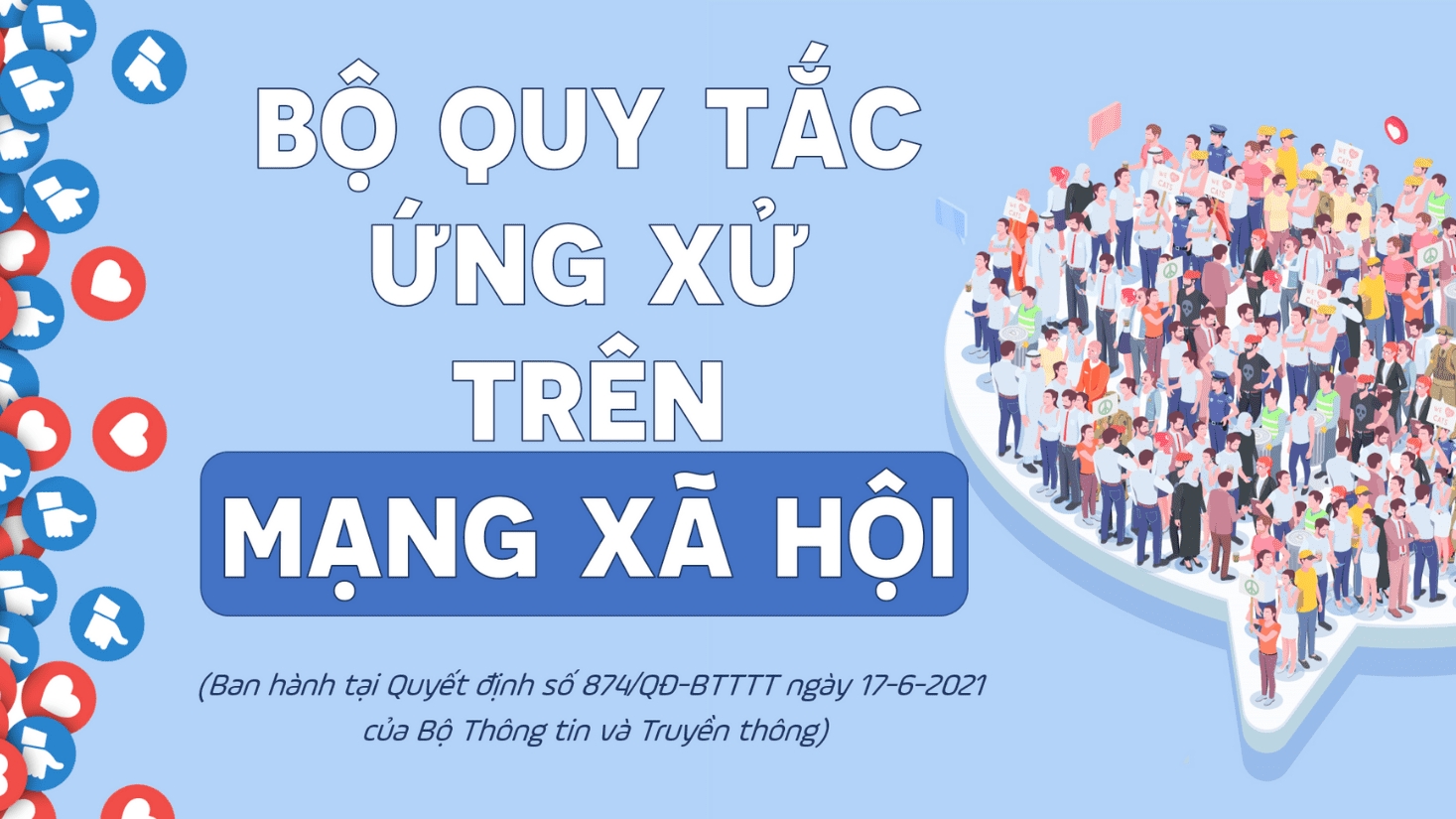 [Infographic] Bộ Quy tắc ứng xử trên mạng xã hội