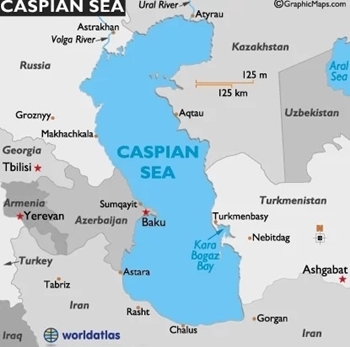 Tàu hàng Iran chìm ở Biển Caspian