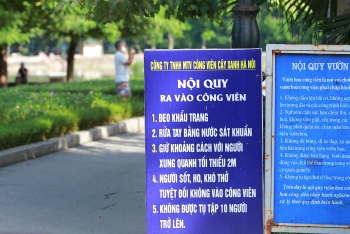 Người dân Hà Nội vẫn thờ ơ với "lệnh" đeo khẩu trang nơi công cộng