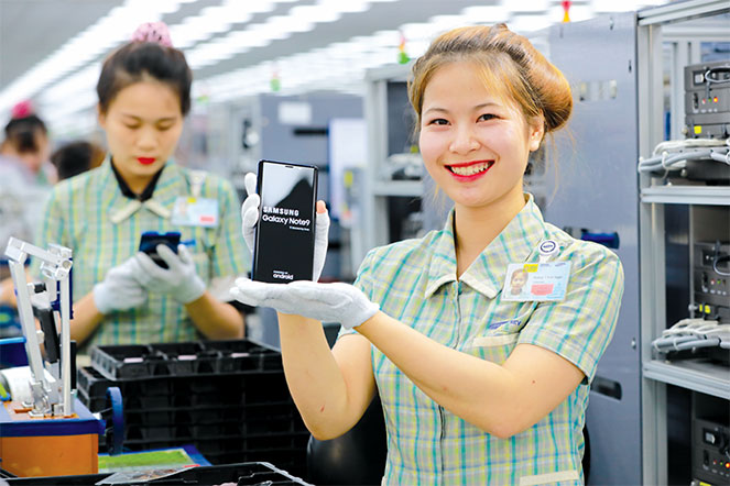 Việt Nam đang là đại bản doanh của Samsung.