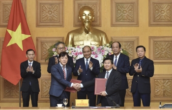 Thủ tướng Chính phủ Nguyễn Xuân Phúc làm việc, toạ đàm với các DN Nhật Bản