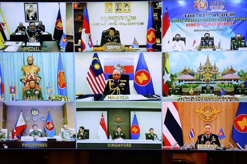 Hội nghị trực tuyến Tư lệnh lực lượng quốc phòng các nước ASEAN: Nhấn mạnh tình hình Biển Đông, kêu gọi đối thoại và hợp tác