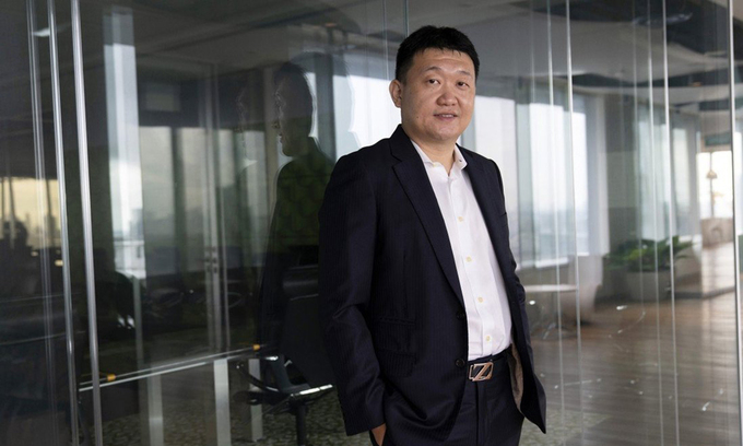 Forrest Li, đồng sáng lập Sea hồi tháng 7/2020. Ảnh: Bloomberg