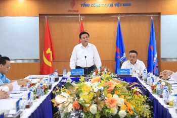 Bí thư Trung ương Đảng Nguyễn Xuân Thắng làm việc với PVN