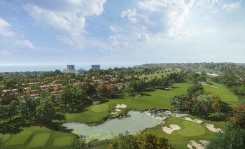 Độc đáo dòng biệt thự nằm trong lòng sân golf do Greg Norman thiết kế