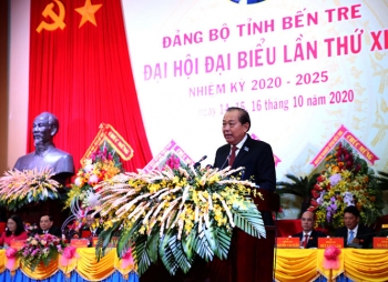 Phó Thủ tướng Thường trực dự Đại hội đại biểu Đảng bộ tỉnh Bến Tre