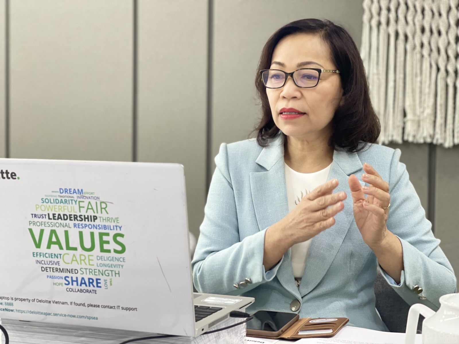 Nữ doanh nhân Hà Thị Thu Thanh trao đổi về vai trò của VAWE