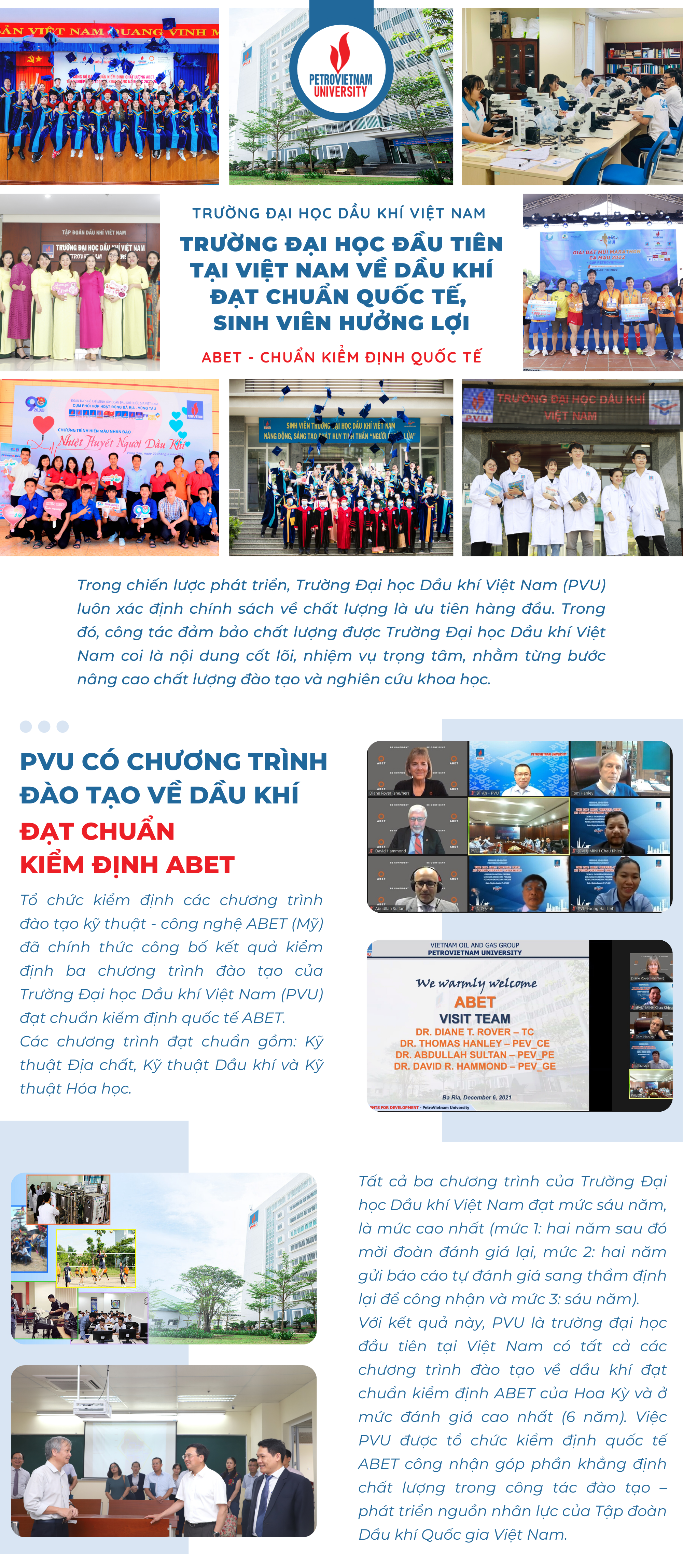 [E-Magazine] Trường Đại học đầu tiên tại Việt Nam về Dầu khí Đạt chuẩn quốc tế ABET, sinh viên hưởng lợi