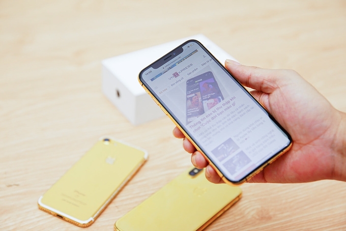 iphone xs phien ban vang 24k xuat hien o viet nam