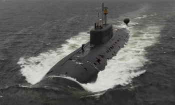 Tàu ngầm Nga tập trận phóng ngư lôi vào nhau