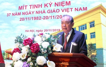 Phó Thủ tướng Thường trực dự lễ kỷ niệm Ngày Nhà giáo tại Học viện Tòa án
