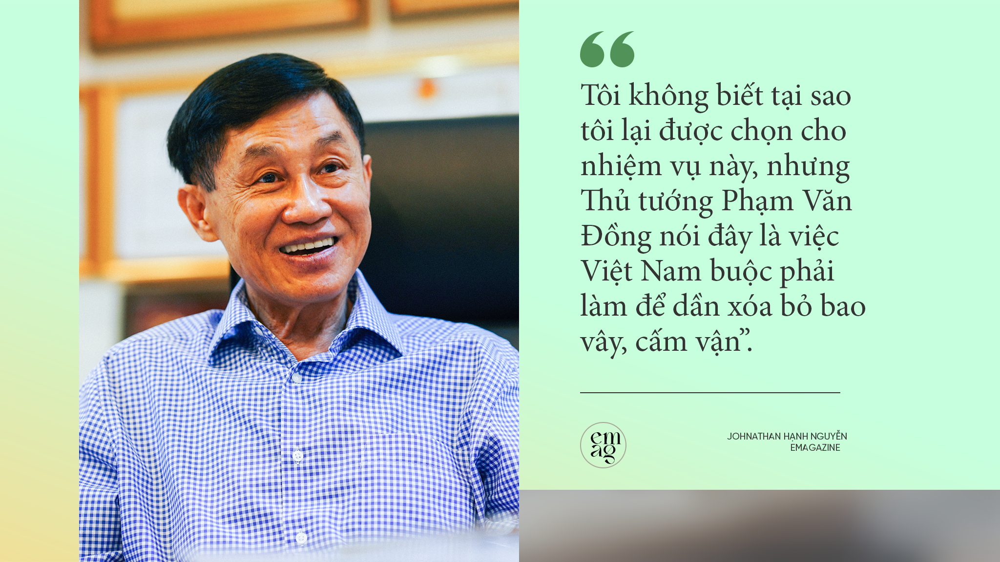 Người được chọn cho sứ mệnh mở đường đặc biệt của Chính phủ Việt Nam - 4