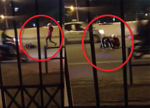 [VIDEO] Thanh niên Hà Nội lao ra đường tự sát vì cãi nhau với bạn gái