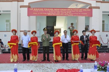 Khánh thành trụ sở Trung đội CSCĐ bảo vệ NMLD Dung Quất