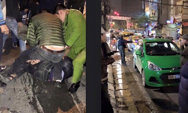 [VIDEO] Khống chế tên cướp "táo tợn" tài xế taxi Mai Linh ở Hà Nội