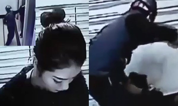 [VIDEO] Sốc với cô gái bị tên cướp dùng gạch đập đầu dã man cướp tài sản