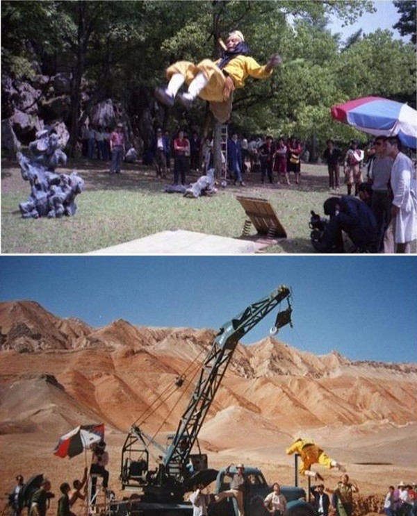 Một số cảnh quay công phu trên sa mạc