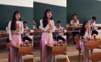 [VIDEO] Cô giáo xinh như mộng hát "Tâm sự cùng người lạ"