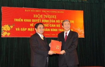 Ông Phạm Minh Chính làm Trưởng ban Tổ chức Trung ương