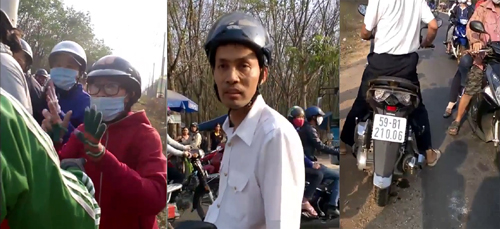 [VIDEO] Người dân bủa vây kẻ lạ mặt chặn xe 2 cô gái ở Đồng Nai