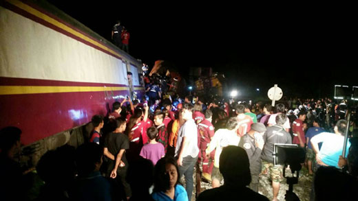 Tai nạn tàu hỏa ở Thái Lan: Hơn 40 người bị thương