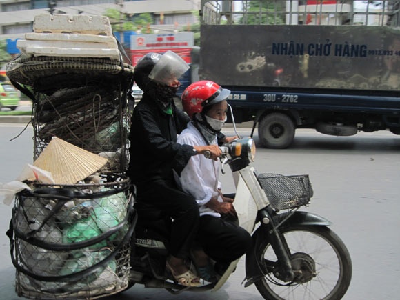 Ô nhiễm không khí vì xe máy