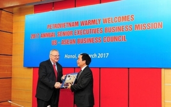 Lãnh đạo PVN tiếp Đoàn Doanh nghiệp cấp cao Hội đồng kinh doanh Hoa Kỳ - ASEAN