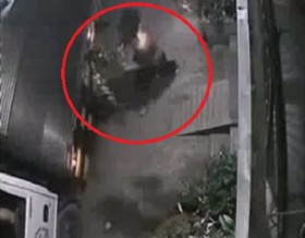 [VIDEO] Ngỡ ngàng hai thanh niên "đánh xe tải" đi trộm cây cảnh