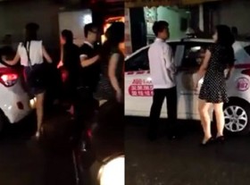 [VIDEO] Lại thêm một kiều nữ quỵt tiền, đánh taxi ở Hà Nội