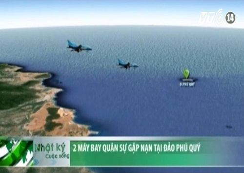 [VIDEO] Mô phỏng vị trí gặp nạn của hai máy bay Su-22 tại đảo Phú Quý