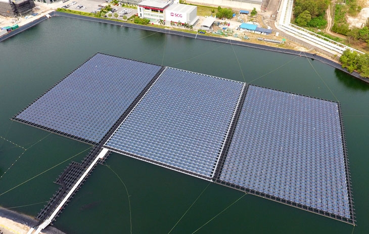 Thái Lan hoàn thiện dự án điện mặt trời nổi hàng đầu thế giới