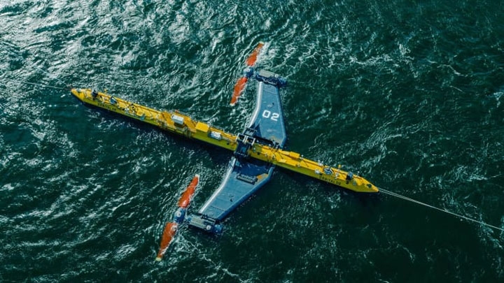 Turbine năng lượng thủy triều lớn nhất thế giới O2 chuẩn bị được vận hành tại quần đảo Orkney, Scotland. Nguồn: CNBC Vùng tệp đính kèm