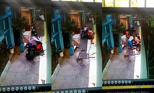 [VIDEO] Vào nhà trộm xe bị cả xóm quây đánh