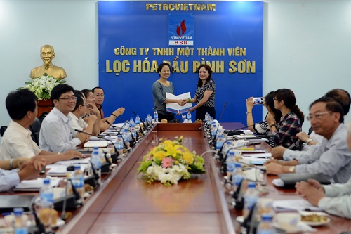Hội Dầu khí Việt Nam và Công đoàn Dầu khí Việt Nam làm việc với BSR và DQS