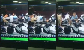 [VIDEO] Kinh hoàng xe máy phóng tốc độ cao lao thẳng vào bàn nhậu 8 người ở TP HCM