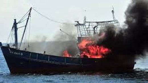 Indonesia đánh mìn nổ tung 41 tàu cá nước ngoài