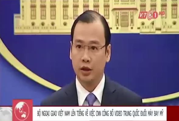 [VIDEO] Bộ Ngoại giao Việt Nam lên tiếng về việc CNN công bố video Trung Quốc đuổi máy bay Mỹ