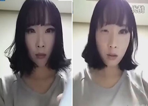 [VIDEO] Nhan sắc "lạ thường" của cô gái Hàn Quốc trước và sau khi trang điểm