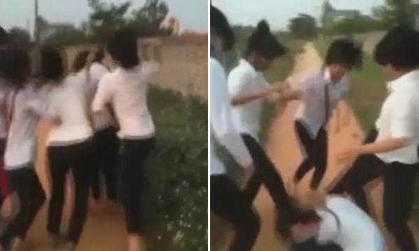[VIDEO] 5 nữ sinh vừa cười cợt, vừa đánh đập bạn dã man ở Hà Nội
