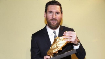 Messi giành danh hiệu Chiếc giày Vàng châu Âu lần thứ 6