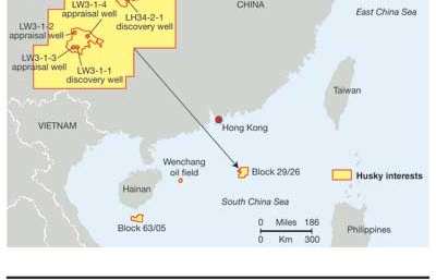 Trung Quốc bắt đầu khai thác khí ở Biển Đông