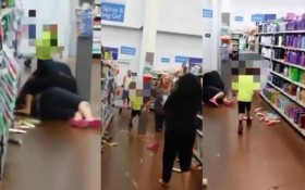 [VIDEO] Hai phụ nữ lao vào hỗn chiến "lật tung" siêu thị