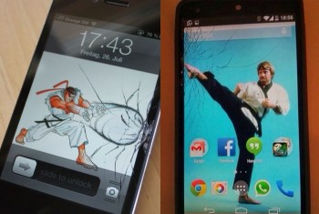 [Chùm ảnh] Những hình nền "cực độc" dành cho điện thoại vỡ màn hình