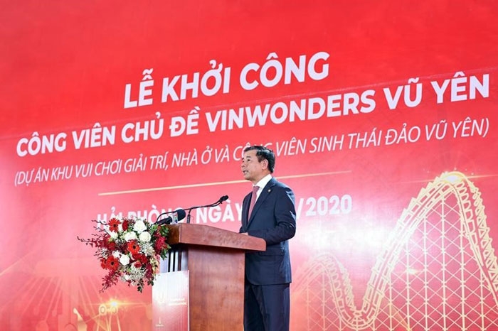 vingroup khoi cong du an cong vien chu de lon nhat viet nam