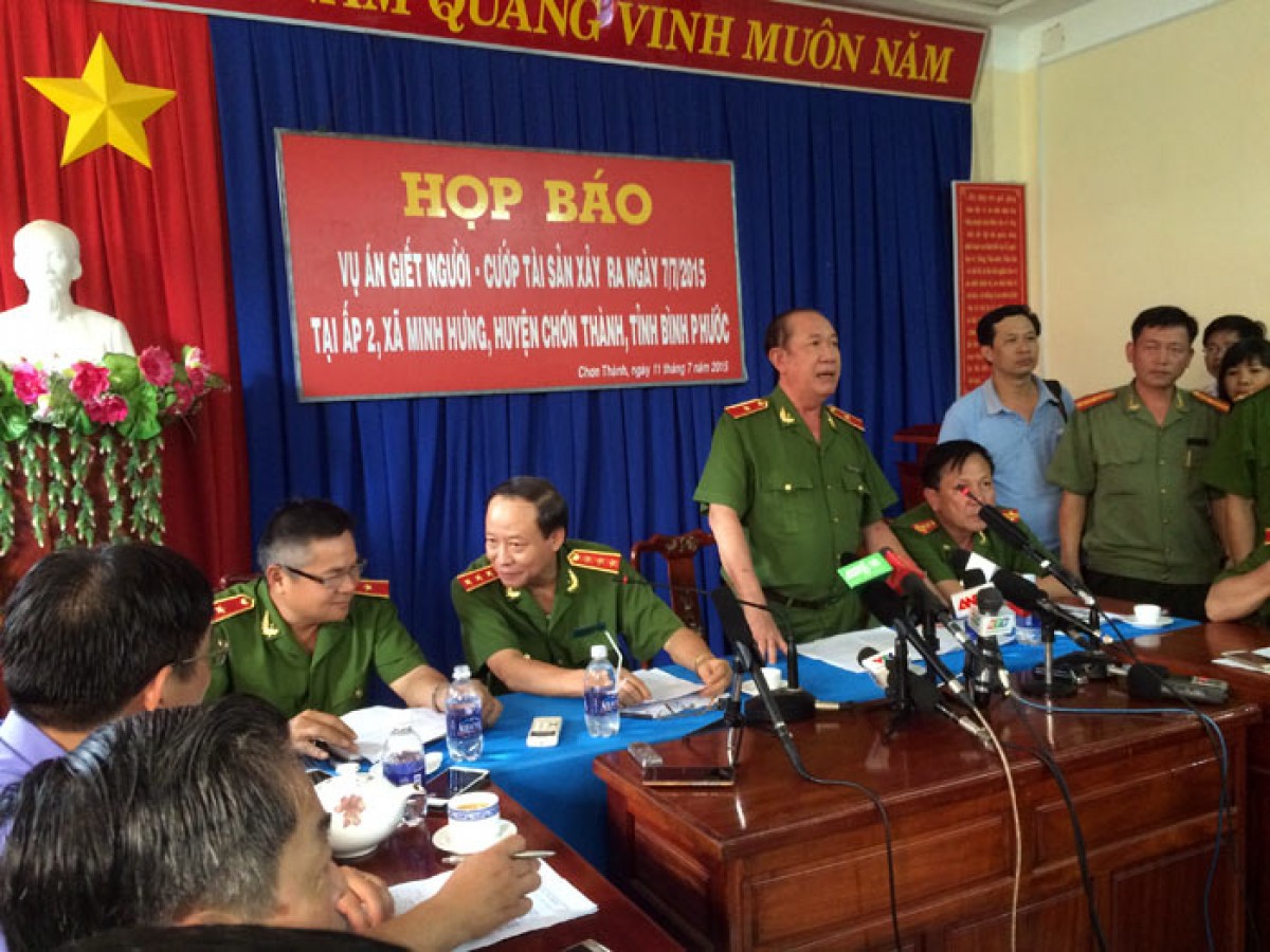 Công bố thông tin chính thức vụ thảm sát 6 người tại Bình Phước