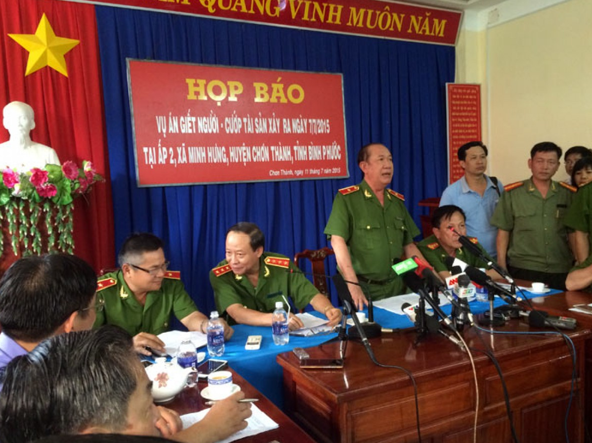 Công bố thông tin chính thức vụ thảm sát 6 người tại Bình Phước