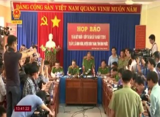 [VIDEO] Họp báo thông tin về vụ thảm sát 6 người ở Bình Phước
