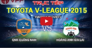 Link xem trực tiếp trận đấu vòng 16 V-League: QNK Quảng Nam – HAGL
