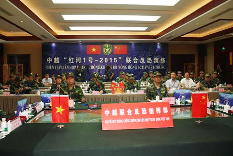 Việt Nam - Trung Quốc diễn tập phòng chống khủng bố ở biên giới